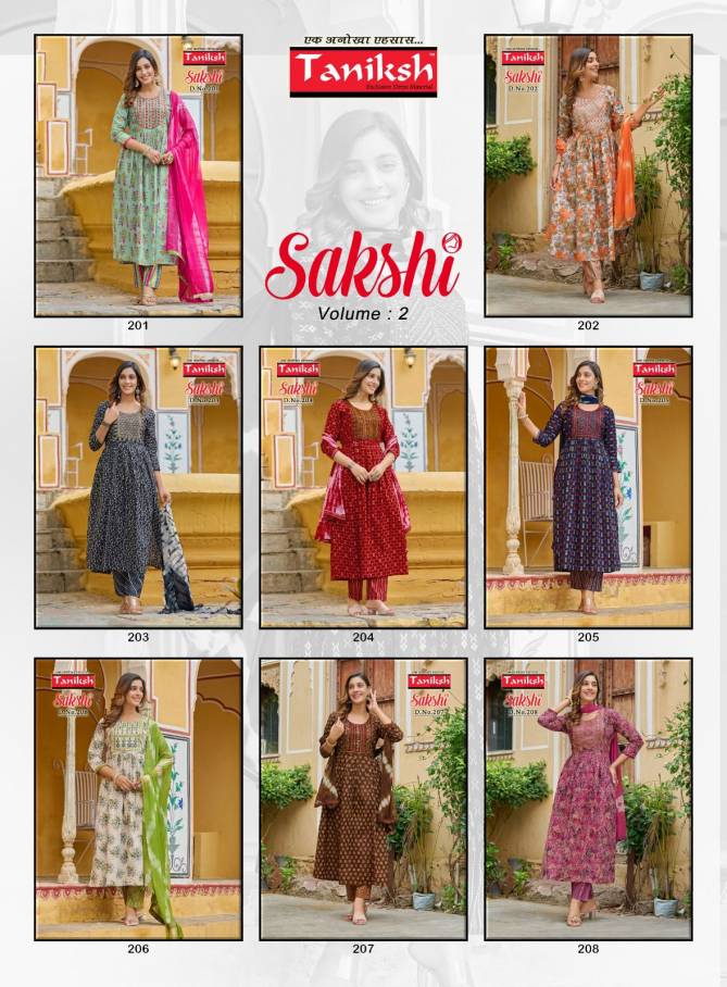 Taniksh Sakshi Vol 2 Printed Readymade Suits Catalog
